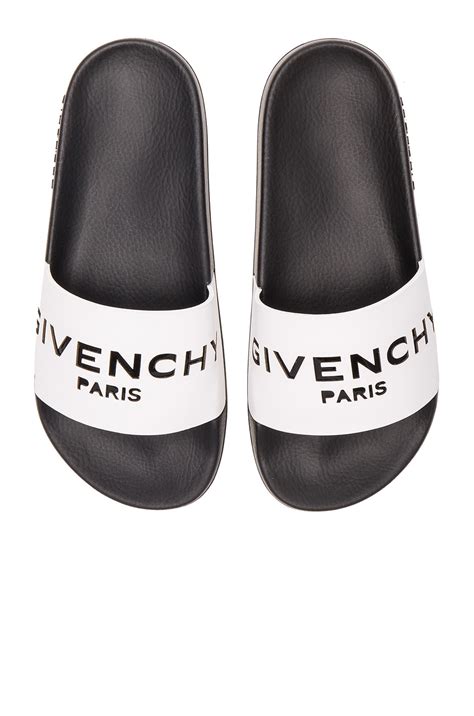 white givenchy slides womens|givenchy slides white and black.